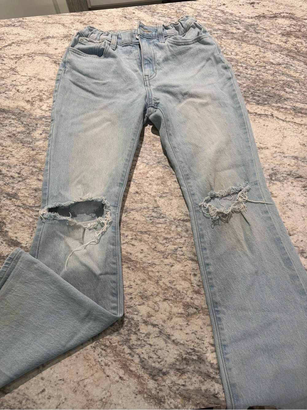 Light Blue Distressed Girls size 14 Jeans